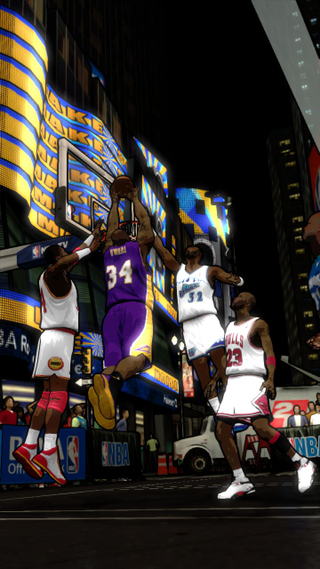 Illustration for article titled Cel-Shaded Kobe and Jordan Go One-on-One in These NBA 2K12 Legends Mode Screens